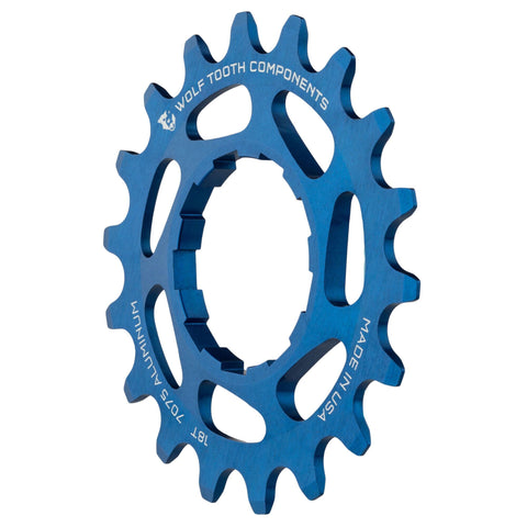 Wolf Tooth Aluminum Single Speed Cog Blue / 22T