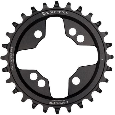 Wolf Tooth 64 BCD Chainring for Shimano  Drop Stop A / 26T Universal