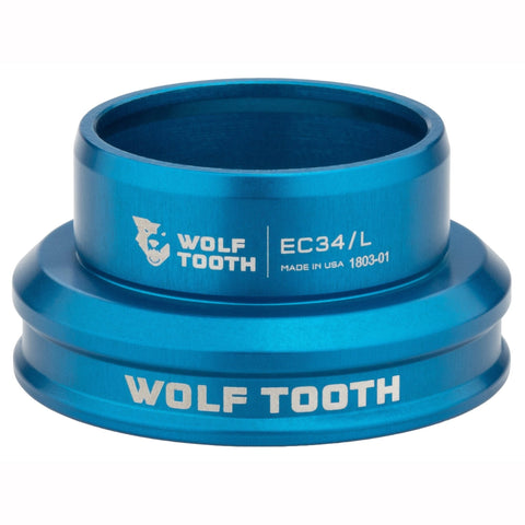 Wolf Tooth Premium External Cup Headset Blue / Lower EC34/30