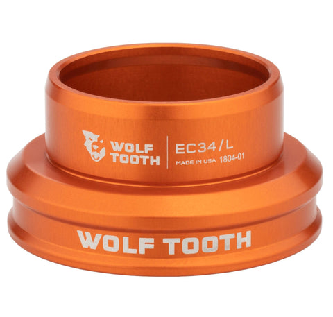 Wolf Tooth Premium External Cup Headset Orange / Lower EC34/30