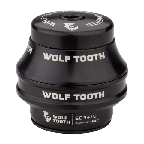 Wolf Tooth Premium External Cup Headset Black / Upper EC34 15mm