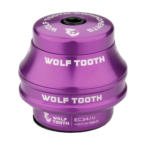 Wolf Tooth Premium External Cup Headset Purple / Upper EC34 15mm