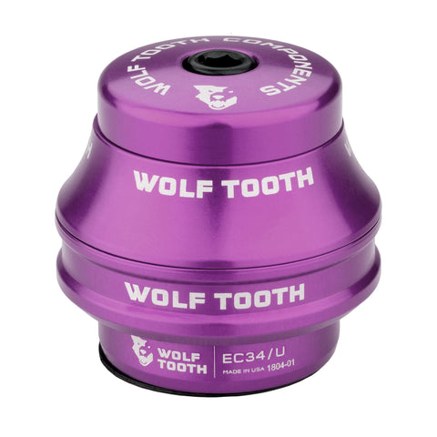 Wolf Tooth Premium External Cup Headset Purple / Upper EC34 15mm