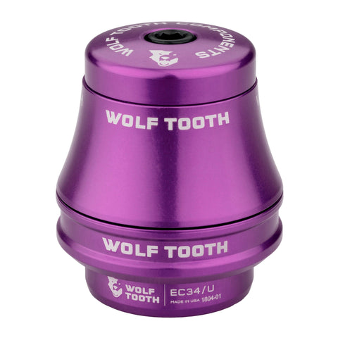 Wolf Tooth Premium External Cup Headset Purple / Upper EC34 25mm