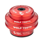 Wolf Tooth Premium External Cup Headset Red / Upper EC34 5mm