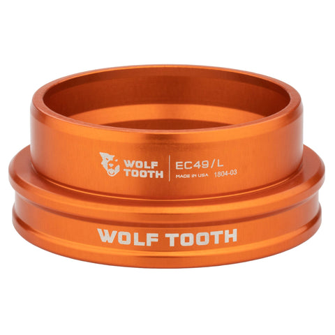 Wolf Tooth Premium External Cup Headset Orange / Lower EC49/40