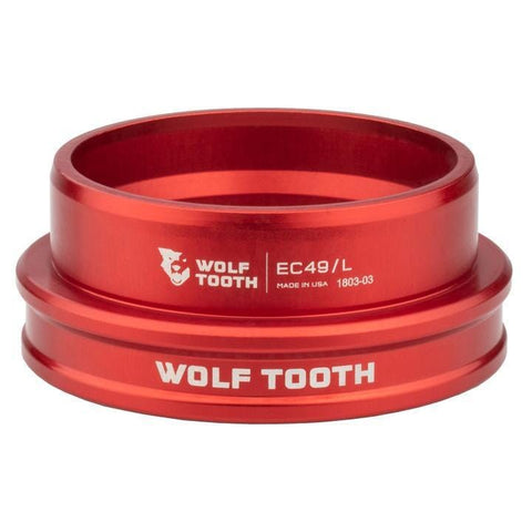 Wolf Tooth Performance External Cup Headset Red / Lower EC44/40