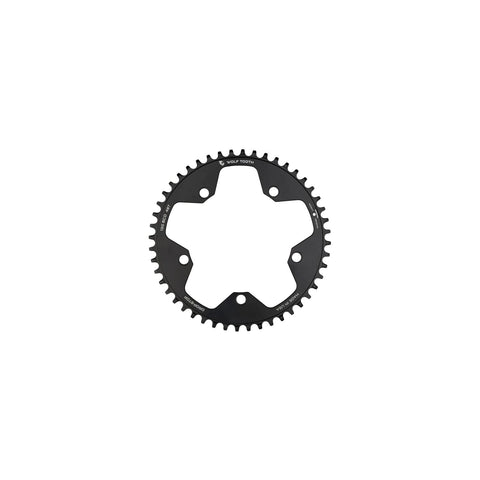 Wolf Tooth 130 BCD Flat Top Gravel / CX / Road Chainring Drop Stop B / 48T