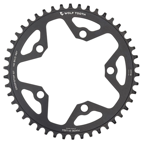 Wolf Tooth 110 BCD Gravel/CX/Road Round Chainrings 46T /