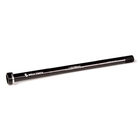 Wolf Tooth Wolf Axle for 12mm Rear Thru-Axle Black / 1.75 x 198mm