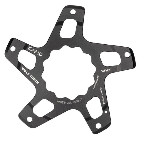 Wolf Tooth CAMO Direct Mount Spider for White Industries Black / M5 Boost (52mm Chainline / Offset)