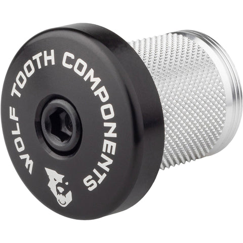 Wolf Tooth Compression Plug with Integrated Spacer Stem Cap Black / 5mm