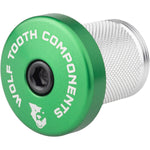 Wolf Tooth Compression Plug with Integrated Spacer Stem Cap Green / 5mm