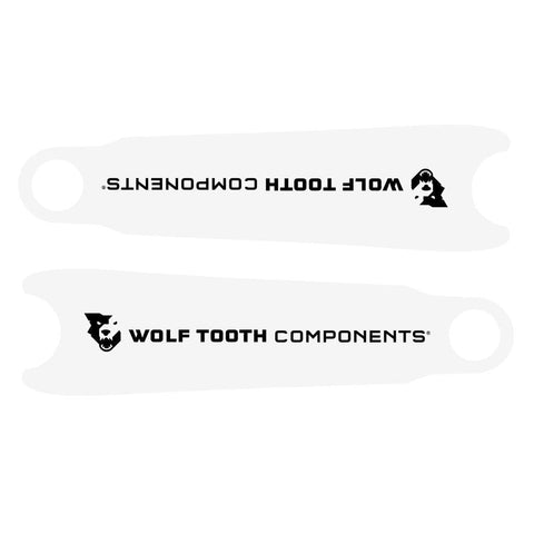 Wolf Tooth Crankskins Crank Arm Protectors Clear / One Size