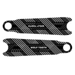 Wolf Tooth Crankskins Crank Arm Protectors Grid Black / One Size