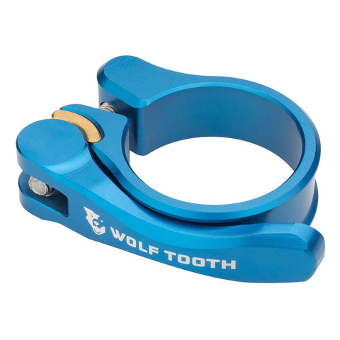 Wolf Tooth Seatpost Clamp Quick Release Blue / 34.9mm