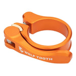 Wolf Tooth Seatpost Clamp Quick Release Orange / 34.9mm