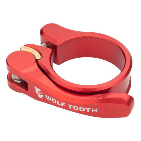 Wolf Tooth Seatpost Clamp Quick Release Red / 28.6mm