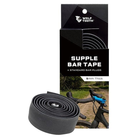 Wolf Tooth Supple Bar Tape Black / One Size