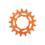 Wolf Tooth Aluminum Single Speed Cog Orange / 17T