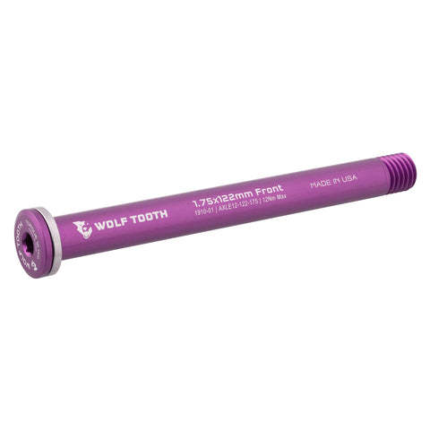 Wolf Tooth Axle for Road Forks Purple / 12mm - 1.75x122mm