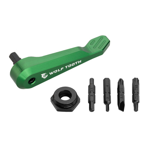 Wolf Tooth Axle Handle Multi-Tool Green / One Size