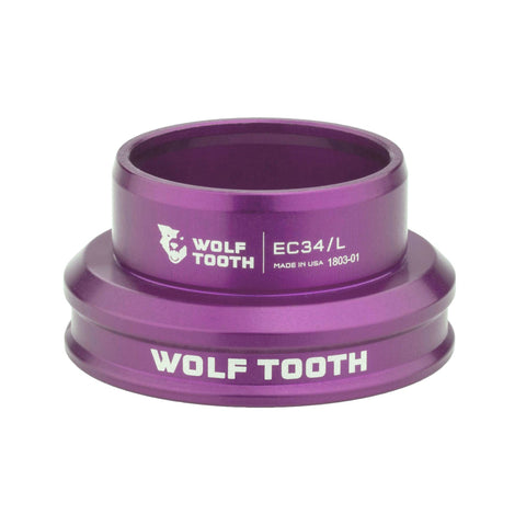 Wolf Tooth Premium External Cup Headset Ultraviolet Purple / Lower EC34/30