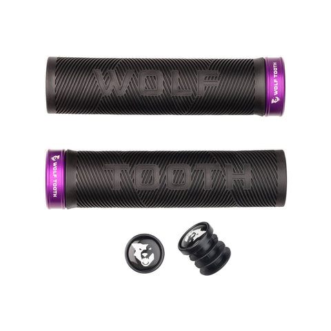 Wolf Tooth Echo Lock-On Grips - Colour Ultraviolet Purple / One Size