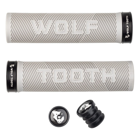 Wolf Tooth Echo Lock-On Grips - Colour Grey/Black / One Size