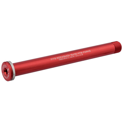 Wolf Tooth Axle for RockShox Suspension Forks Red / 15mm x 110mm