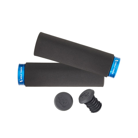 Wolf Tooth Fat Paw Lock-On Grips Blue /