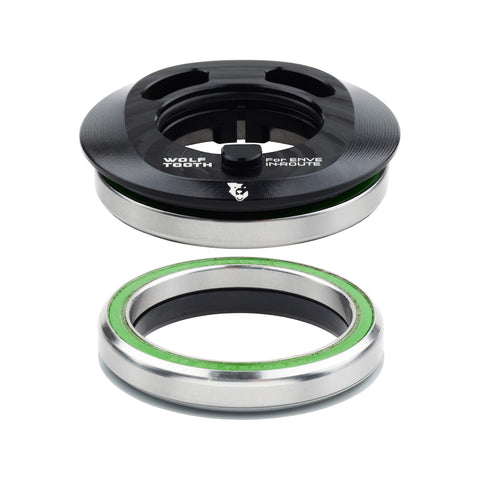 Wolf Tooth Premium Integrated Headset for ENVE In-Route System Set Black / IS52 Upper/IS52 Lower