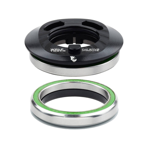 Wolf Tooth Premium Integrated Headset for ENVE In-Route System Set Black / IS52 Upper/IS52 Lower