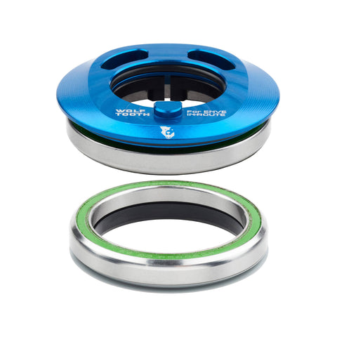 Wolf Tooth Premium Integrated Headset for ENVE In-Route System Set Blue / IS52 Upper/IS52 Lower