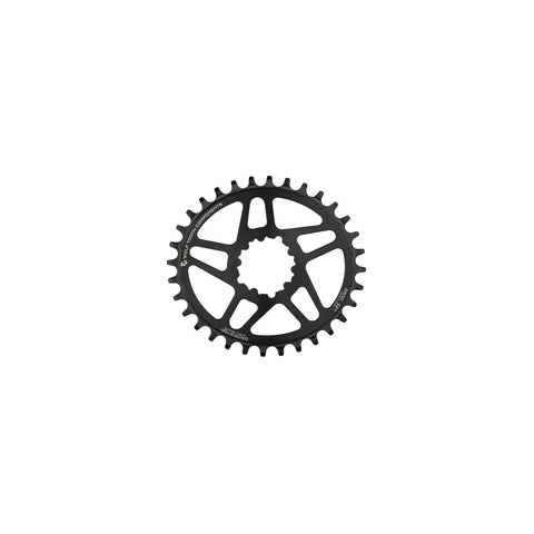 Wolf Tooth Elliptical Direct Mount Chainring for SRAM Drop-Stop B / BB30 (49mm Chainline / 0mm Offset)