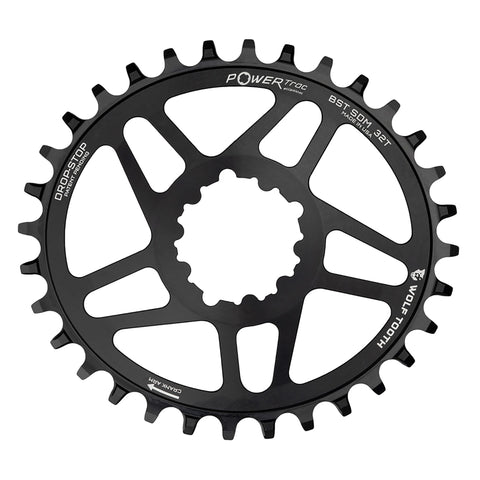 Wolf Tooth Elliptical Direct Mount Chainring for SRAM Drop Stop A / Boost (52mm Chainline / 3mm Offset)