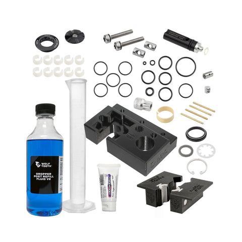 Wolf Tooth  Resolve Dropper Post rev2 Service Kit 100 Hour Service Kit rev2 30.9 / 31.6 /