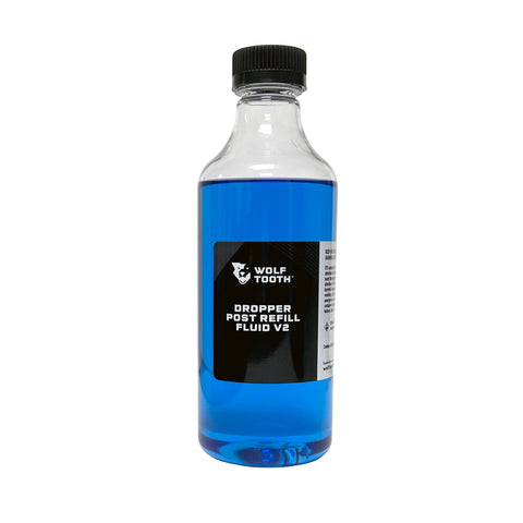 Wolf Tooth Resolve Dropper Post Refill Fluid Blue / 12 Oz