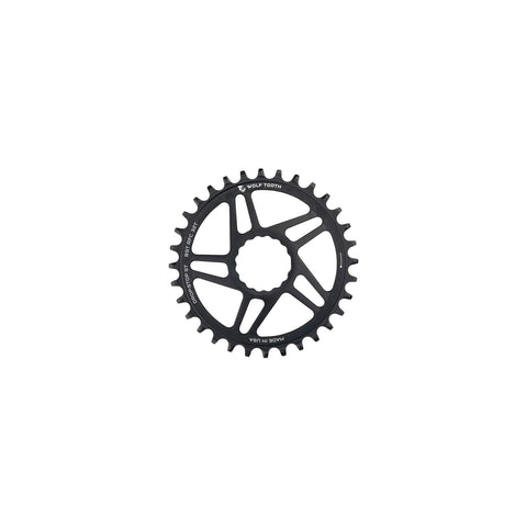 Wolf Tooth Direct Mount Round Chainring for Race Face Cinch with Shimano 12 Speed Hyperglide Drop Stop ST / Boost (52mm Chainline / 3mm Offset)