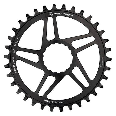 Wolf Tooth Direct Mount Round Chainring for Race Face Cinch Drop-Stop B / Boost (52mm Chainline / 3mm Offset)