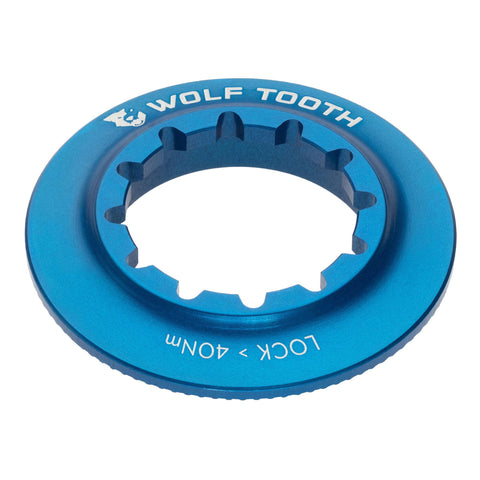 Wolf Tooth Centrelock Rotor Lockring Internal Spline Blue / One Size