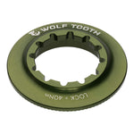 Wolf Tooth Centrelock Rotor Lockring Internal Spline Olive / One Size