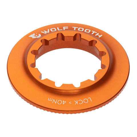 Wolf Tooth Centrelock Rotor Lockring Internal Spline Orange / One Size