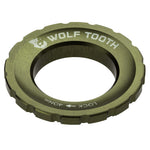 Wolf Tooth Centrelock Rotor Lockring External Spline Olive / One Size