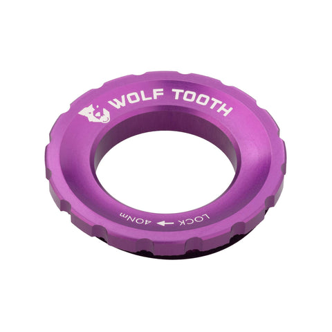 Wolf Tooth Centrelock Rotor Lockring External Spline Ultraviolet Purple / One Size