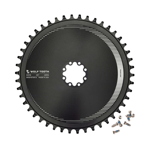 Wolf Tooth Direct Mount Aero Chainring for SRAM 8-Bolt 46T /