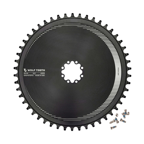 Wolf Tooth Direct Mount Aero Chainring for SRAM 8-Bolt 50T /