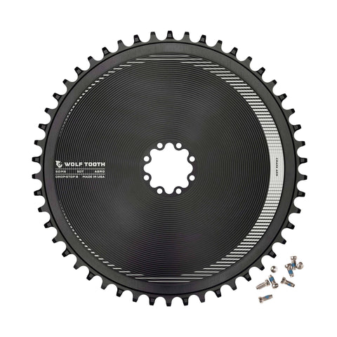 Wolf Tooth Aero Direct Mount Chainring for SRAM 8-Bolt 52T /