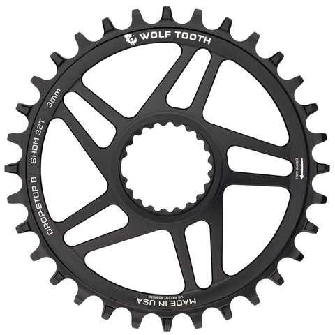 Wolf Tooth Direct Mount Round Chainring for Shimano Drop-Stop B / Boost (3mm Offset)