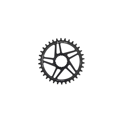 Wolf Tooth Direct Mount Round Chainring for Shimano 12 Speed Hyperglide Drop Stop ST / Boost (3mm Offset)